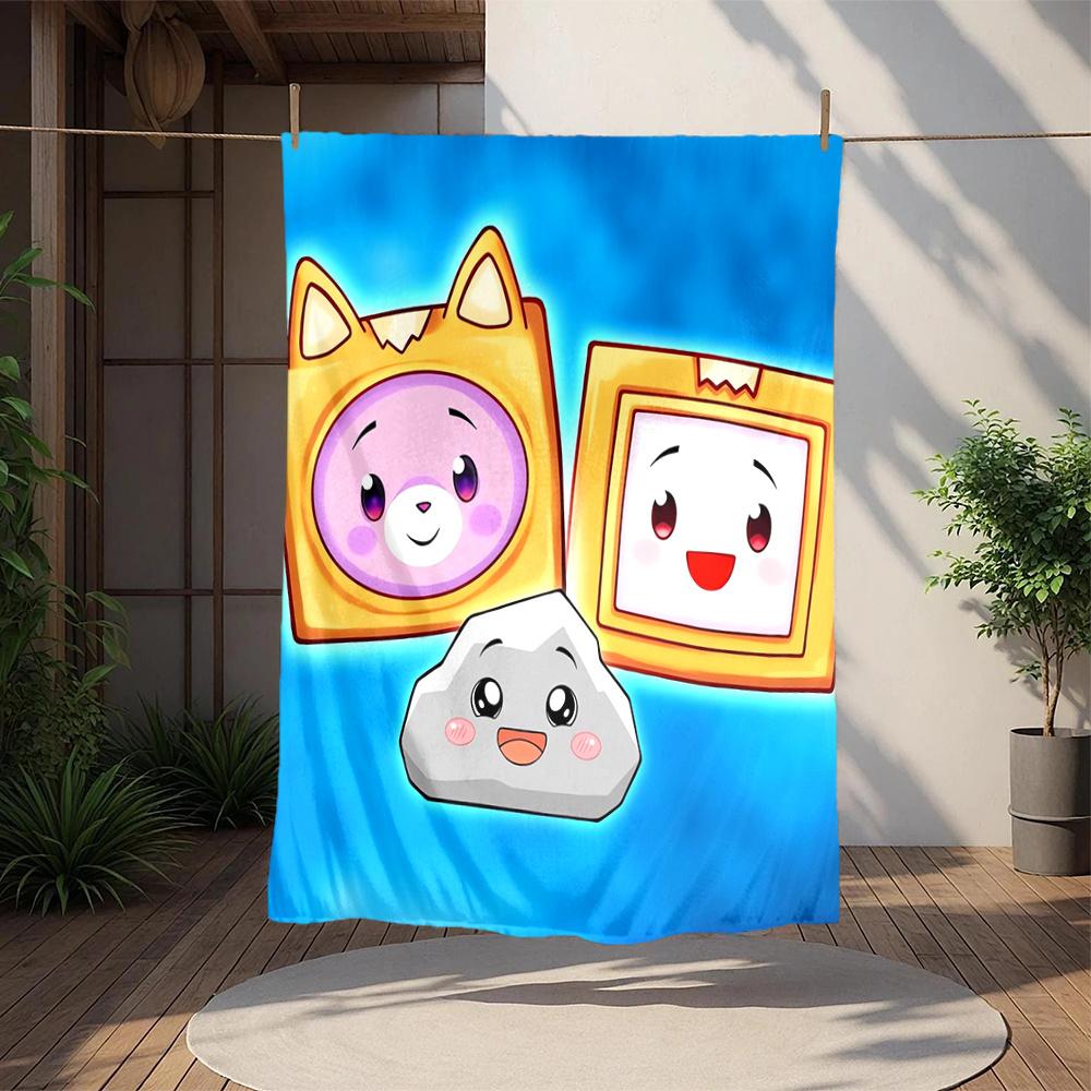 Аниме Атака Титанов Эрен Микаса Мультяшное Фланелевое Одеяло, Теплое и Уютное Мягкое Плед для Дома Спальни Кровати Дивана Покрытие Дети 100x150cm