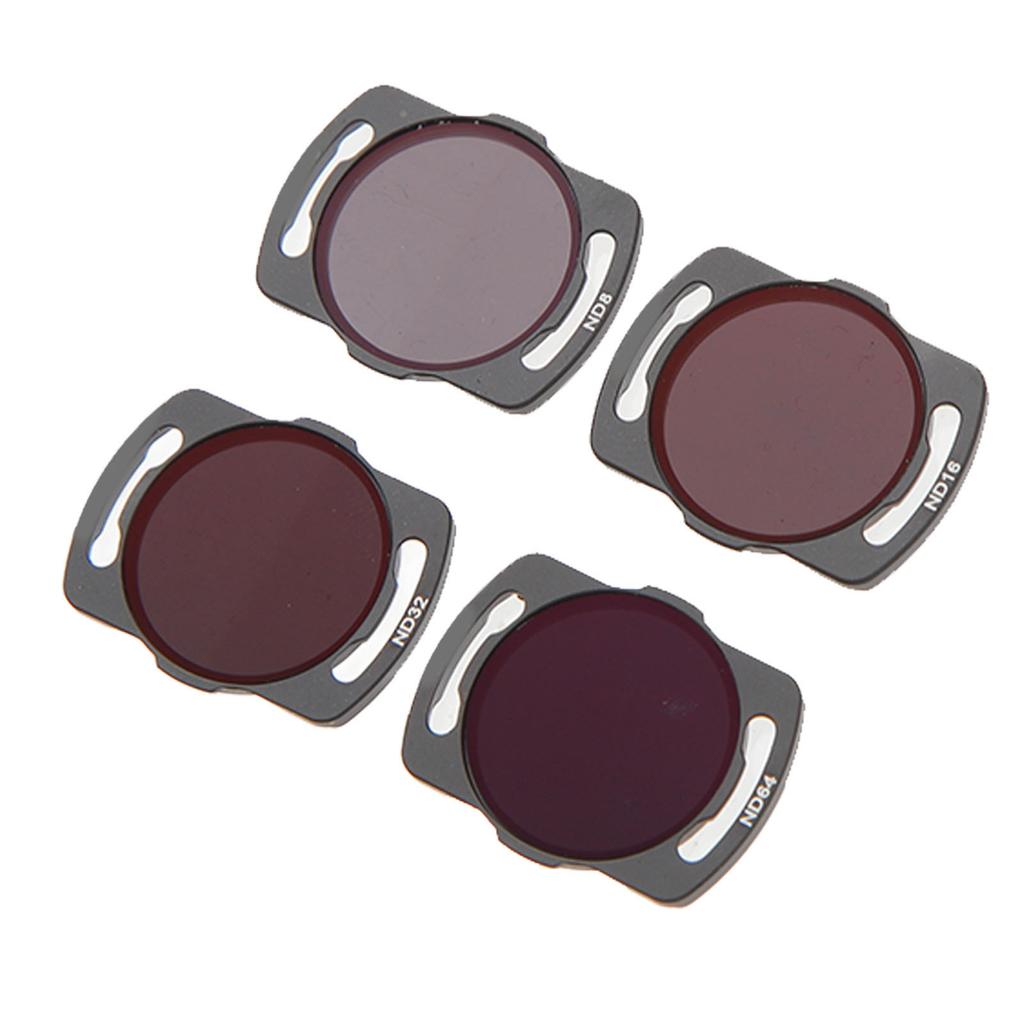 Drone ND Filters Kit ND8 ND16 ND32 ND64 Optical Glass Waterproof Scratchproof Drone Filters Kit for