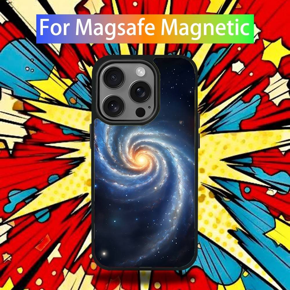 

Space Galaxy Universe Phone Case For iPhone 17,16,15,14,13,12,11 Pro,Max,Plus,Mini,Air,E Magnetic Magsafe Cover iPhone17Promax
