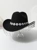 European and American crystal fringed western cowboy top hat festival party jazz hat felt hat