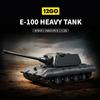 E-100 SCHWERER PANZER Militärserie Bausteine Modell Krieg MOC Steine Sets Kreatives Spielzeug für Erwachsene Weihnachtsgeschenke