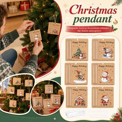 Shaped Christmas Tree Ornament - Hanging Pendant Decoration for Holiday Tree