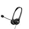 Noise-Canceling Over-Ear Telephone Headset with Microphone for Telesales Agents