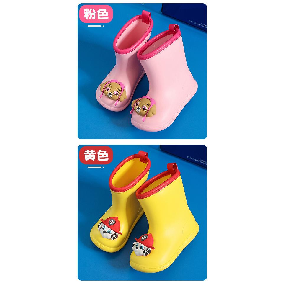Paw Patrol Children's Rain Boots Boys Baby Non-Slip Rain Boots Girls Students Rainy Day Waterproof Water Shoes Toddler Rubber Shoes