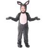 Kids Gray Plush Rabbit Costume Cosplay Outfit Halloween Party Dance Performance Unisex Toddler Jumpsuit