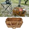 Camping Pot Storage Cookware Large Canvas with Khaki Suitable for Solo Outdoor and Outdoor Storage Bag, Bag, Capacity, Material, Grip, Color, Camping,