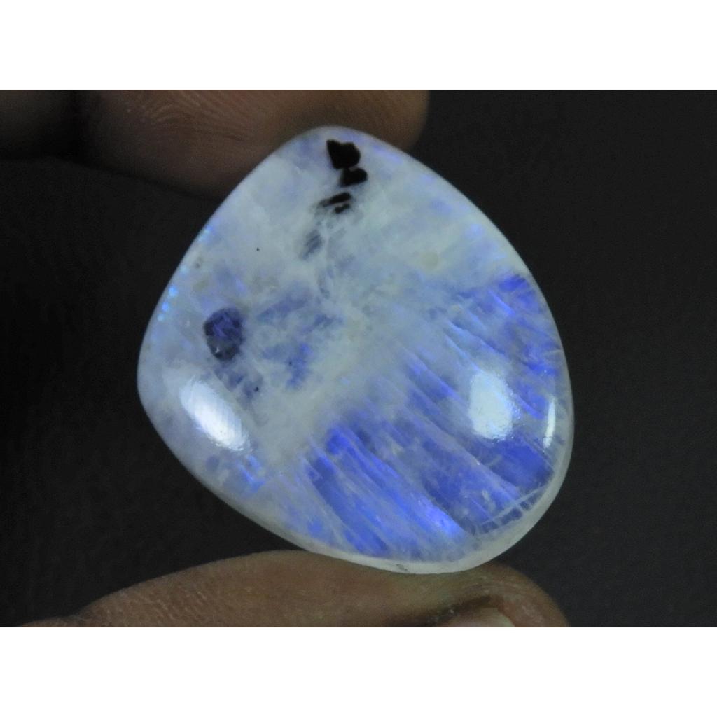 26X31X07 MM Natural Rainbow Moonstone Fancy Cabochon Loose Gemstone 62Cts. C-1603