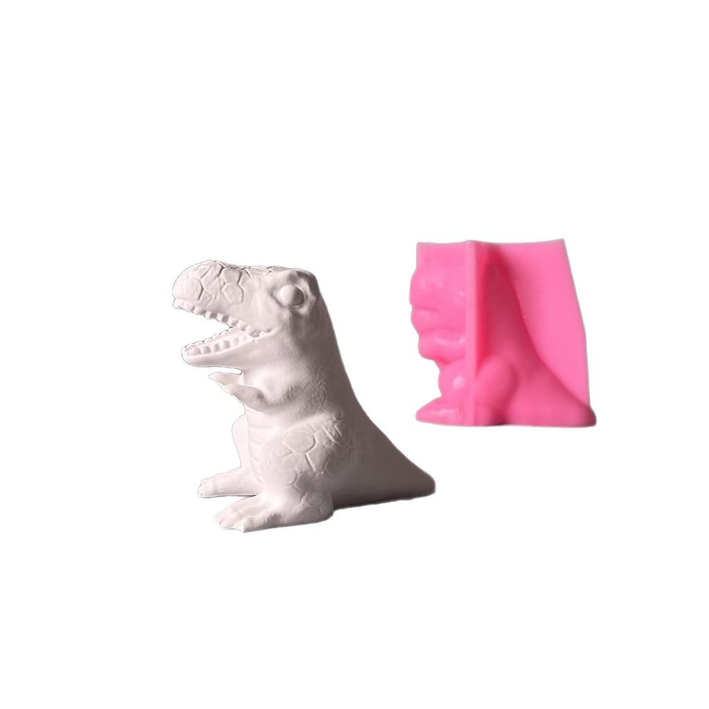 Tyrannosaurus Rex Dinosaur Plaster Silicone Mould Small Dinosaur Ornament Mould Cake Mould