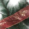 Charming Red 6.3x200cm Christmas Tree Decoration Ribbon For Stylish Gift Wrapping
