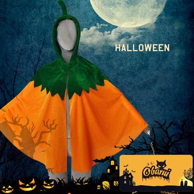 Kürbis 2023 Halloween Kostüm Mädchen Jungen Umhang Quelle Hersteller Qualitätssicherung Atmosphäre Kleid