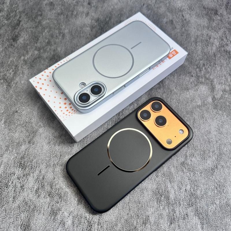 Original AG Matte ForMagsafe Slim Magnetic Phone Case foriPhone 17 Air 16 15 14 13 12 Pro Max Plus Wireless Charging PC Cover
