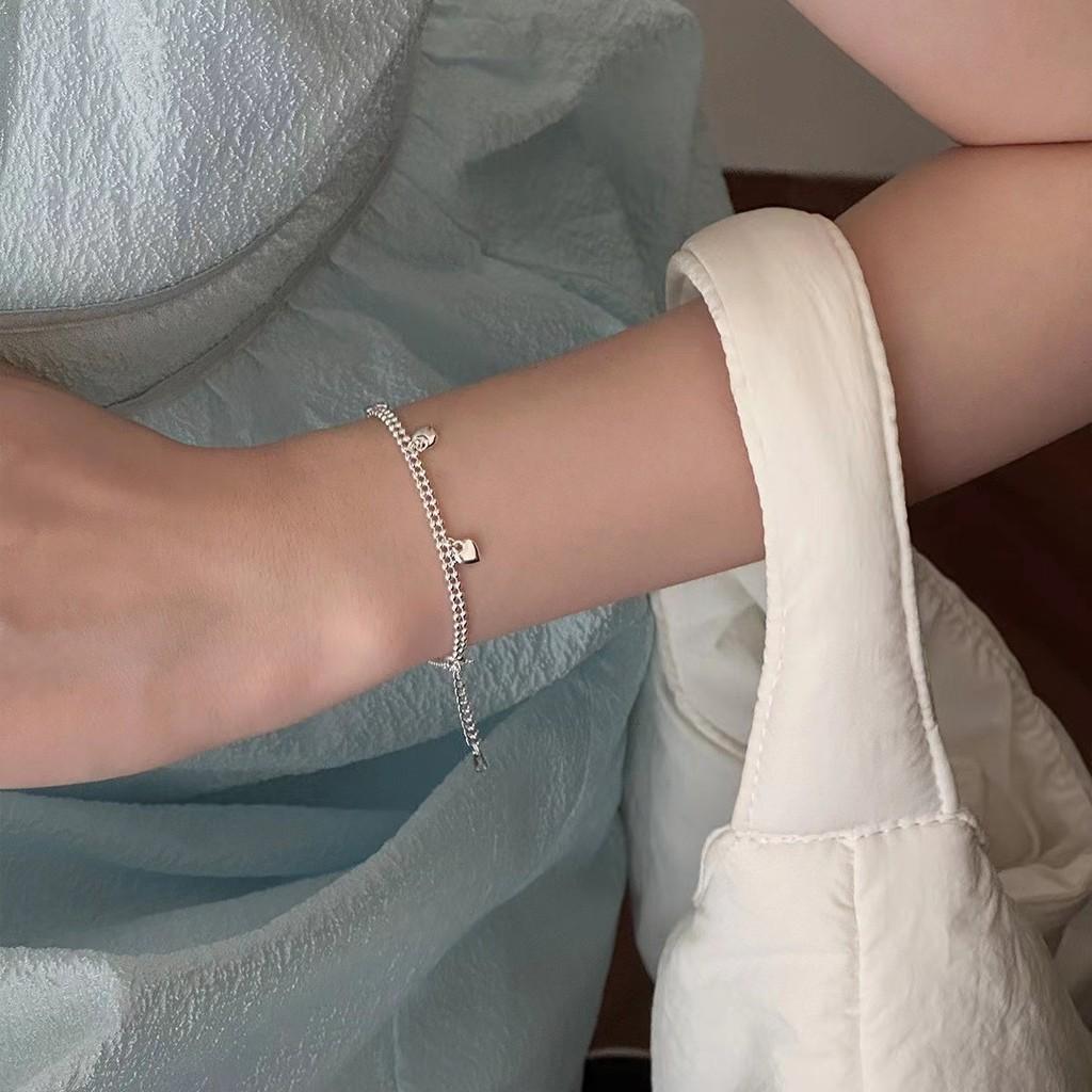 Starry Sophisticated Night Zirconia Bracelet For Women Elegant Copperplated Geometric Hand Jewelry