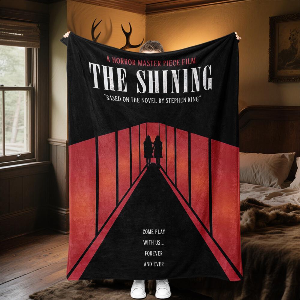 1PC Horror Master Piece Film Outdoor Flannel Blanket Soft Plush Decor for Picnics, camping,Bedroom, Playroom, Office, or Lunch Break1134A