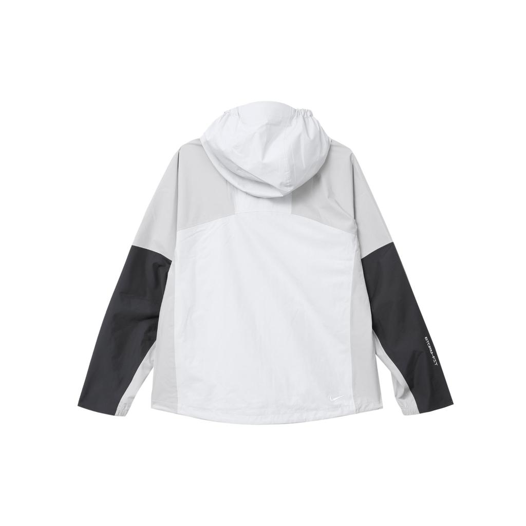 Nike ACG Storm-FIT Cascade Rains Logo Embroidered Hooded Loose Long Sleeve Jacket Women Jackets Photon-Grey DV9523-025