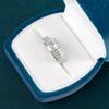 Bella Box Hot Trendy Female Finger-ring With Brilliant CZ Stone Fashion Contracted Designed Versatile Women's Ring Party Jewelry