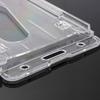 Credit Card Holder Vertical Design Vertical Hard Plastic Transparent Double-sided Use Cutting Sleeve Cutting Ferrule Card Sets
