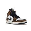 Air Jordan 1 Mid SE Wear-Away - Taxi Pánské tenisky Black White Sail DQ8417-071