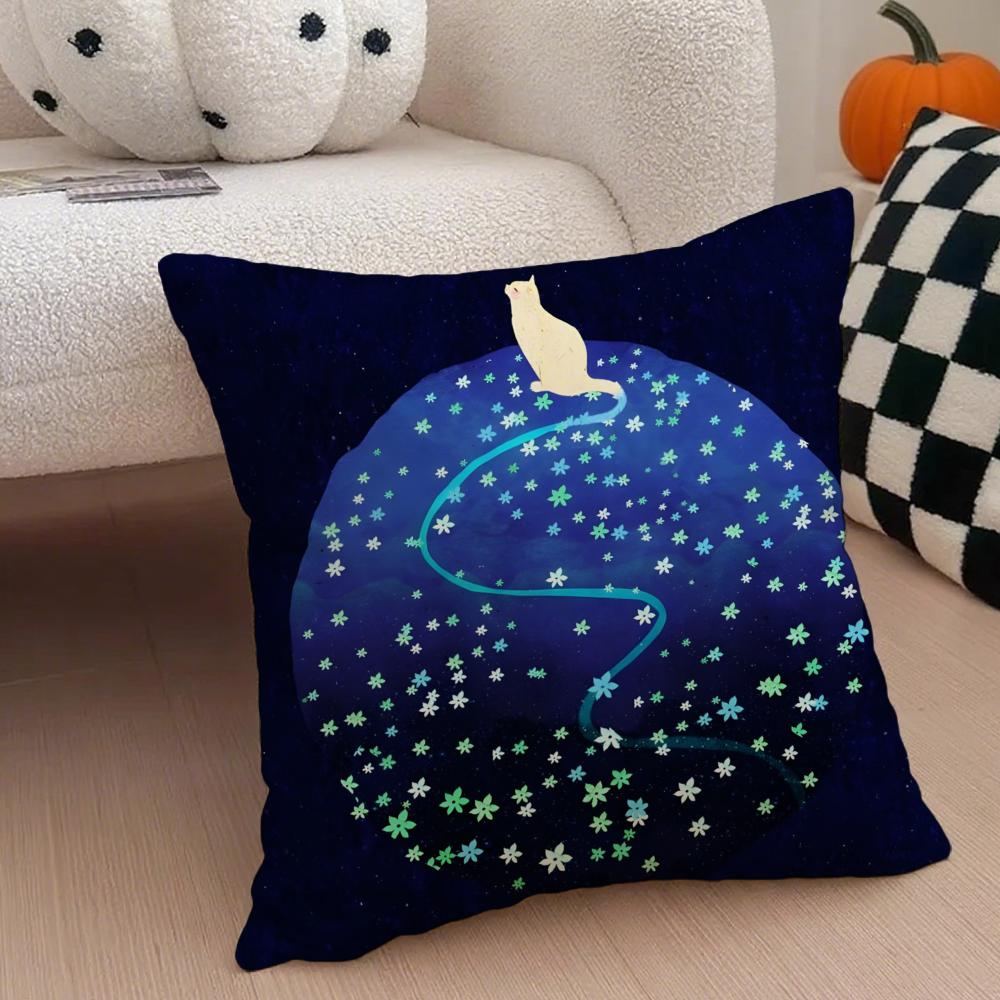 

Delicate Cute Vietnamese Art XXuan Loc Xuan Cushion Cover Throw Pillow Cover Hidden Button Durable Polyester Chair Cushion 30X30cm
