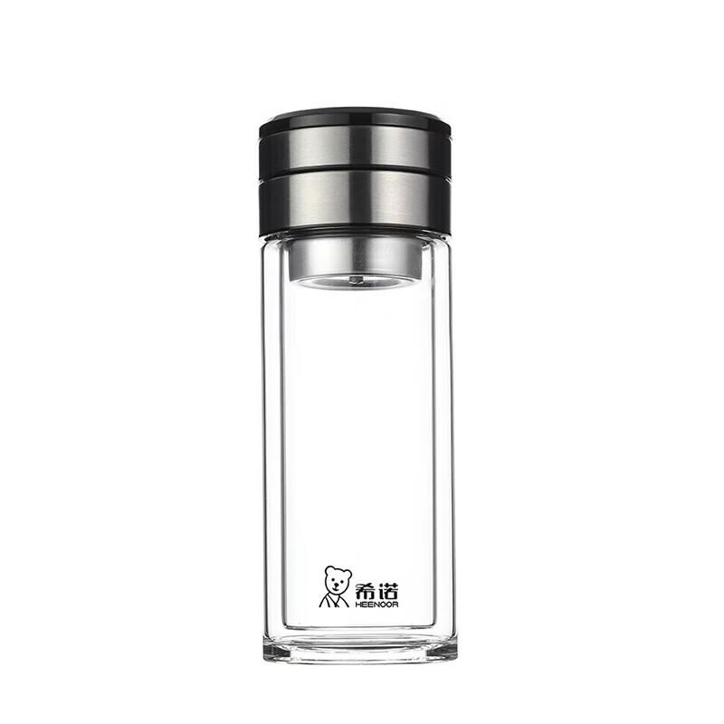 

Heenoor Double-Layer Glass Tea Infuser Cup