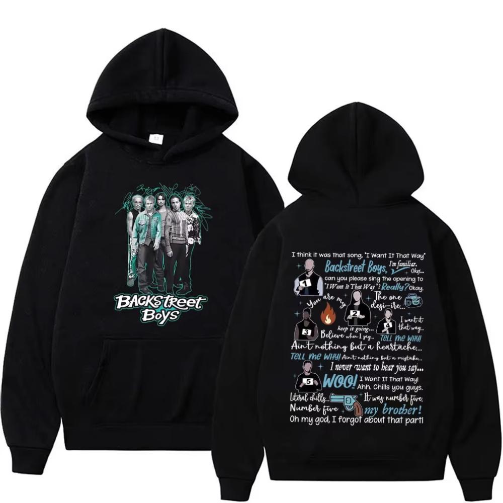 Rock Brand Backstreet Boys Graphic Hoodie Men s Women Hip Hop Fashion Pop Music Streetwears Hoodies S
