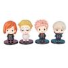 8 pz Versione Q Jujutsu Kaisen Itadori Yuji Ryomen Sukuna Gojo Satoru Figura Decorazione Torta Bambola Ornamenti Scrivania Auto Giocattolo Regalo