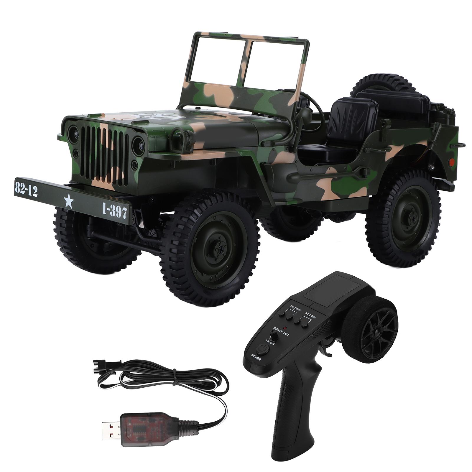 

1:10 Scale 2.4G Remote Control Truck 4WD High Speed All Terrains Electric Toy Off Road Vehicle RC Crawler