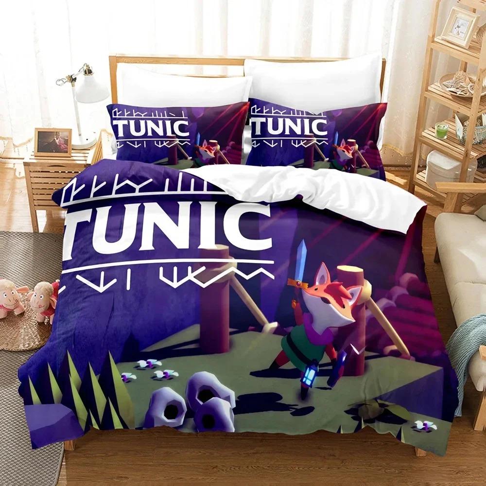 

3D Printed Tunic Bedding Set Anime Game Duvet Cover Double Twin Full Queen King Adult Kids Bedclothes Quilt Cover 70x133cm 2pcs