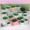 Simulation Ceramic Oval And Square Plastic Flower Pots For Small Foliage And Desktop Decor