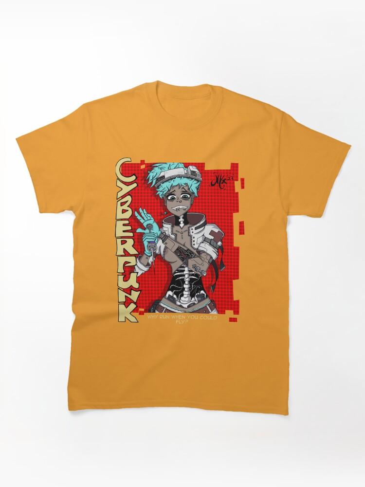 Cyberpunk Edgerunners 2 Crazy Cyberpunk girl Classic Unisex T-Shirt