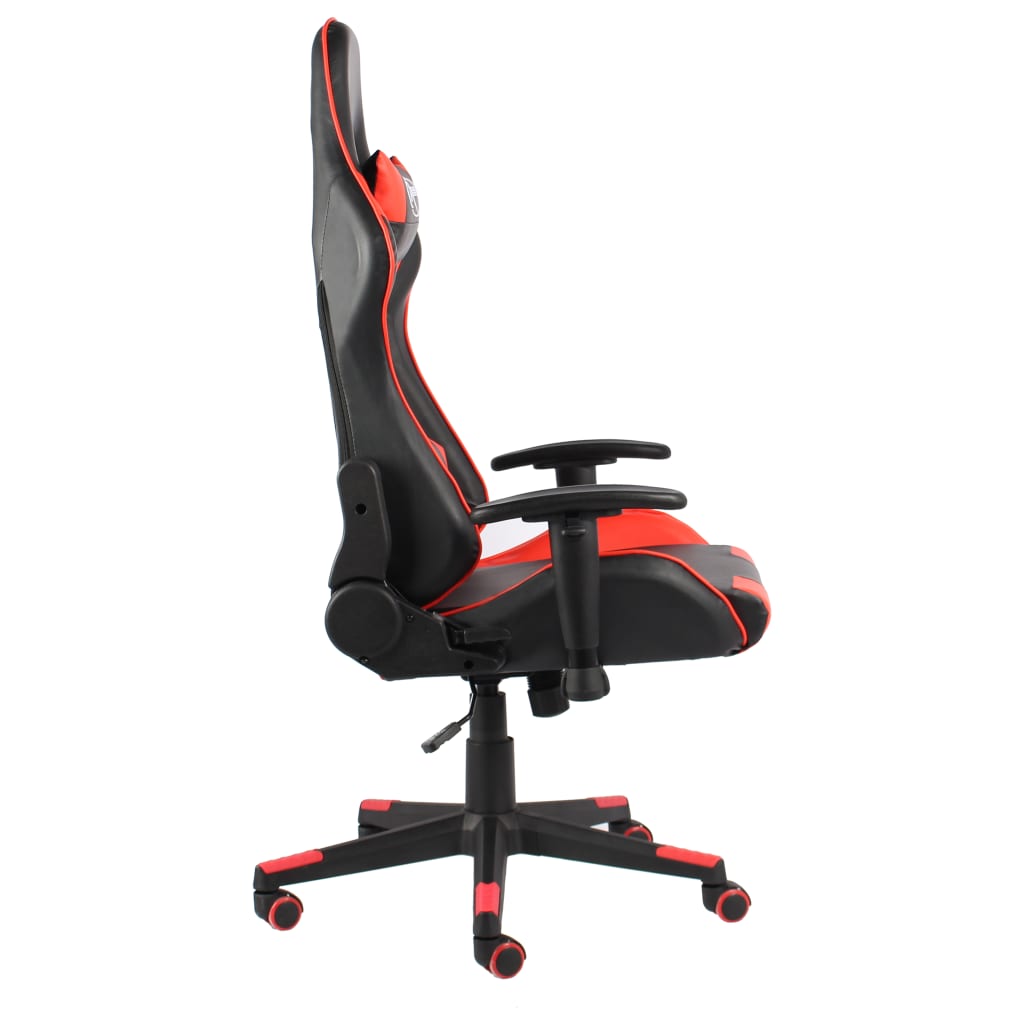 Gaming Chair Swivel Red PVC