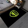 "Black Carpet with Arsenal Emblem Design, Football Fan Home Decor" Suitable for Use As an Anti-slip for Living Room Bedroom Sofas