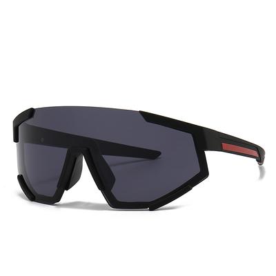 Sps04 One-Piece Oversized Frame One-Piece Retro Sunglasses Modern Charm Glasses Trendy Street Photography  Sunglasses
