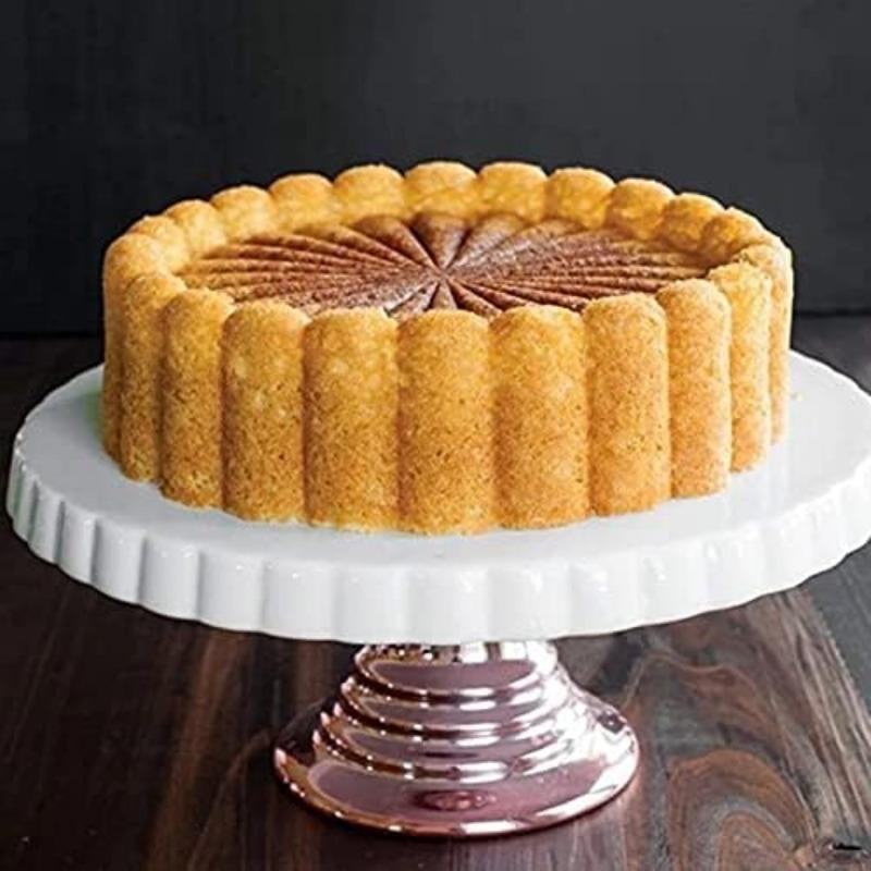 Charlotte dessert Cake Mold Aluminium Kitchen Accessories Decoration Round Christmas Valentine’s Wedding Family 3D Cake Pan