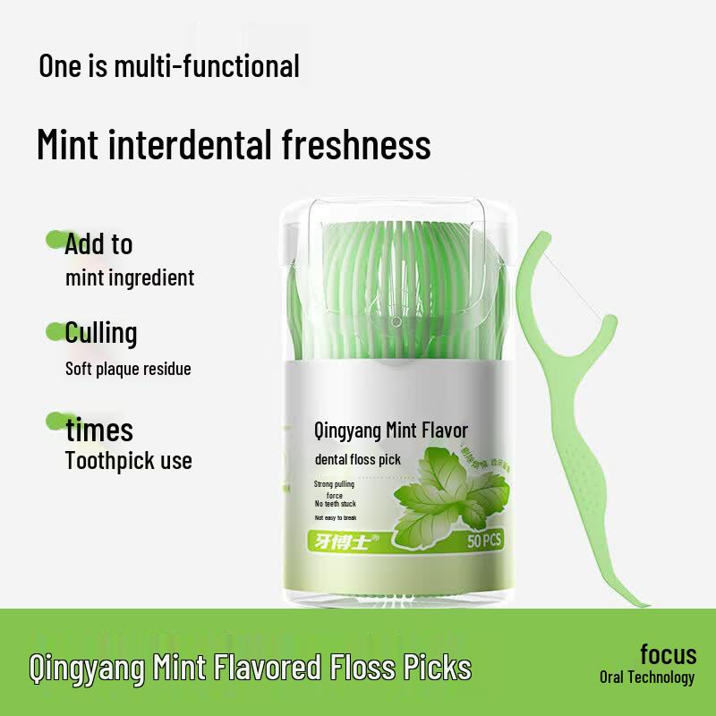 Dr. Ya Mint Dental Floss Picks, 150 Count