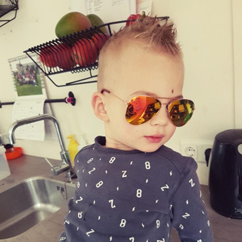 New Kids Sunglasses Fashion Colorful Boys Girls Reflective Sun Glasses Children Baby UV400 Outdoor High Definition Eyewear