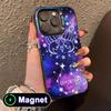 Zodiac Sign Gemini Phone Case for iPhone 17 16 15 14 13 12 11 Air Pro Max Plus Colorful Silver MagSafe Cover