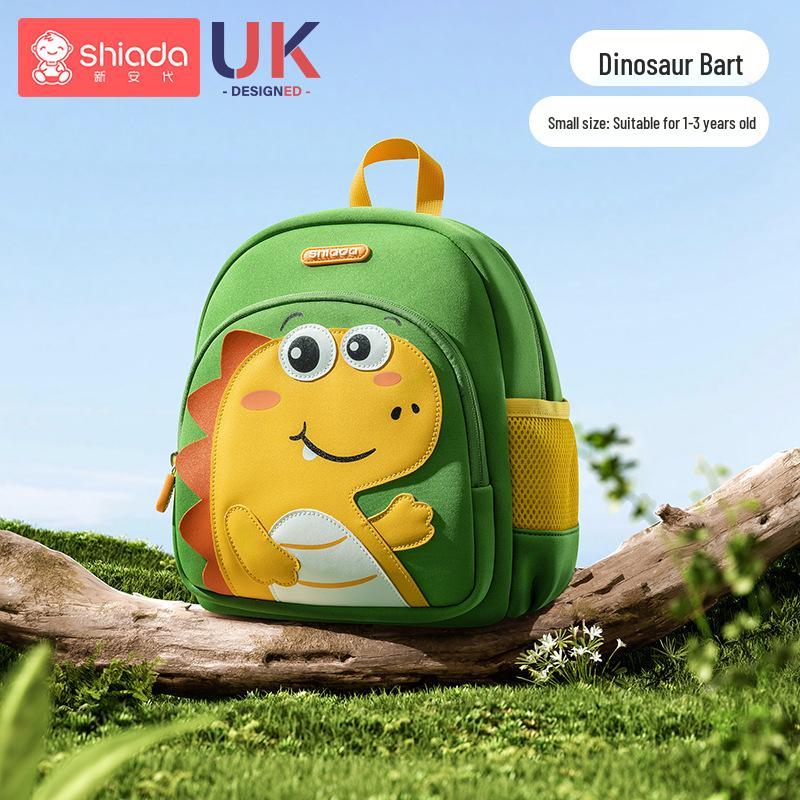 Lightweight Cartoon Kindergarten Backpack: Cute Large-Capacity, Anti-Lost Design for Boys and Girls