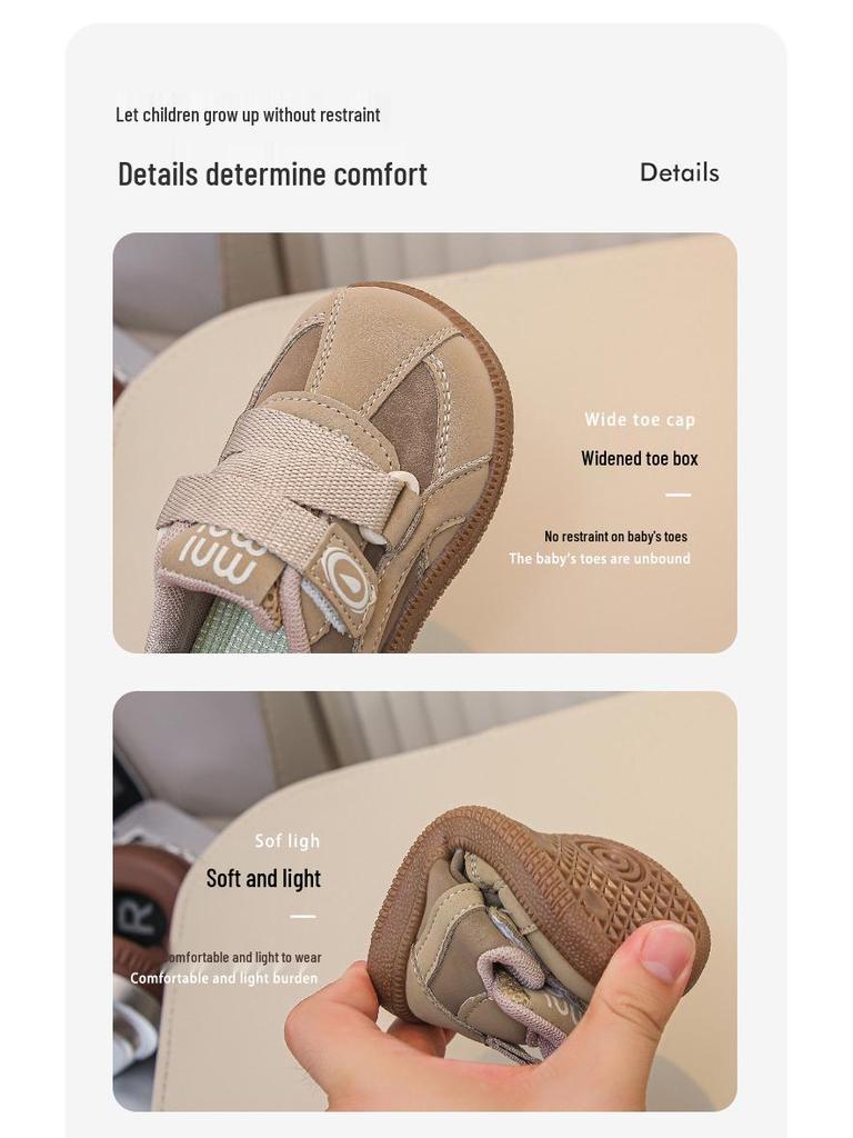 2025 Herbst Kinder Sportschuhe mit weicher Sohle - Bequeme, trendige Canvas-Sneaker im koreanischen Stil für Jungen und Mädchen.