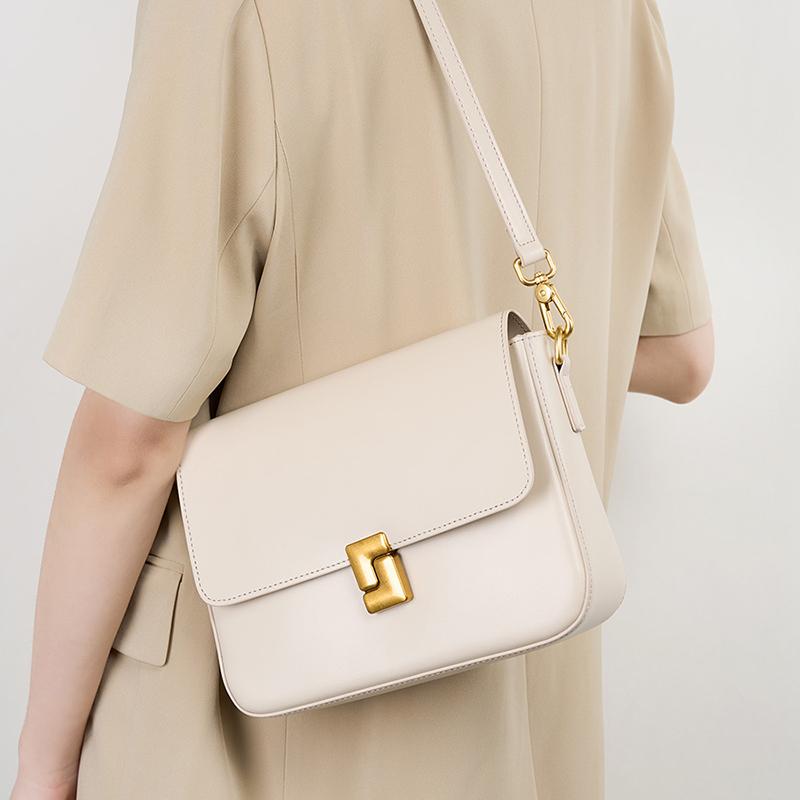 100% Genuine Leather Women's Shoulder Bag High Quality Luxury Designer Crossbody Bags Fashi Cowhide Female Handbags