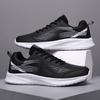 Fashion Thick Soled Black Running Shoes Men Waterproof Athletic Sneakers Men Wear-resistant Non Slip Walking Sport Shoes Comfortable Men