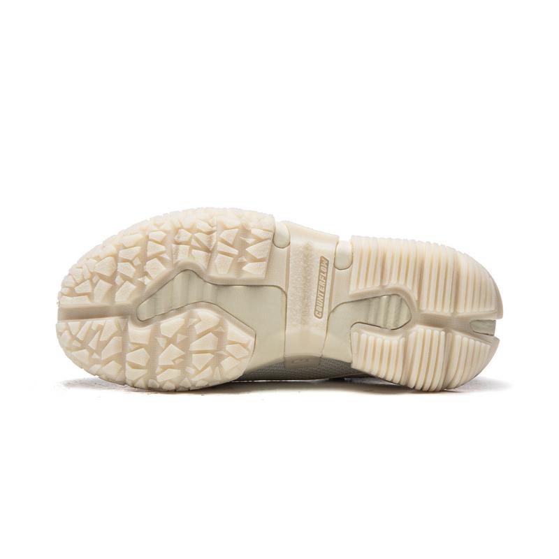 Li Ning Outdoor CF Tracing Low Top Mountaineering Hiking Shoes Women's White Birch Gray AHCW044-7