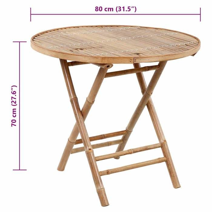 VidaXL Mobilier à Dîner d'Extérieur Pliable 5 pcs avec Coussins Salon de Jardin Table et Chaises Ensemble de Salle à Manger 3063962