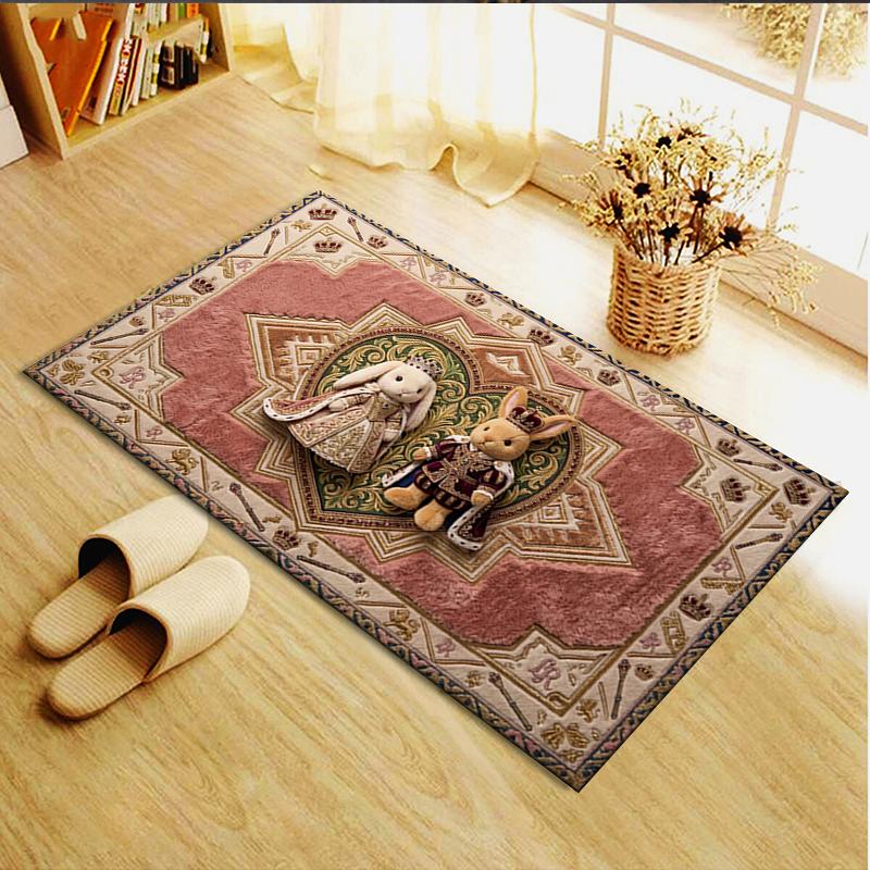 2025 New Cute Rabbit Carpet Rug for Living Room Bedroom Home Sofa Decoration,Kids play Non-slip Floor Mat08