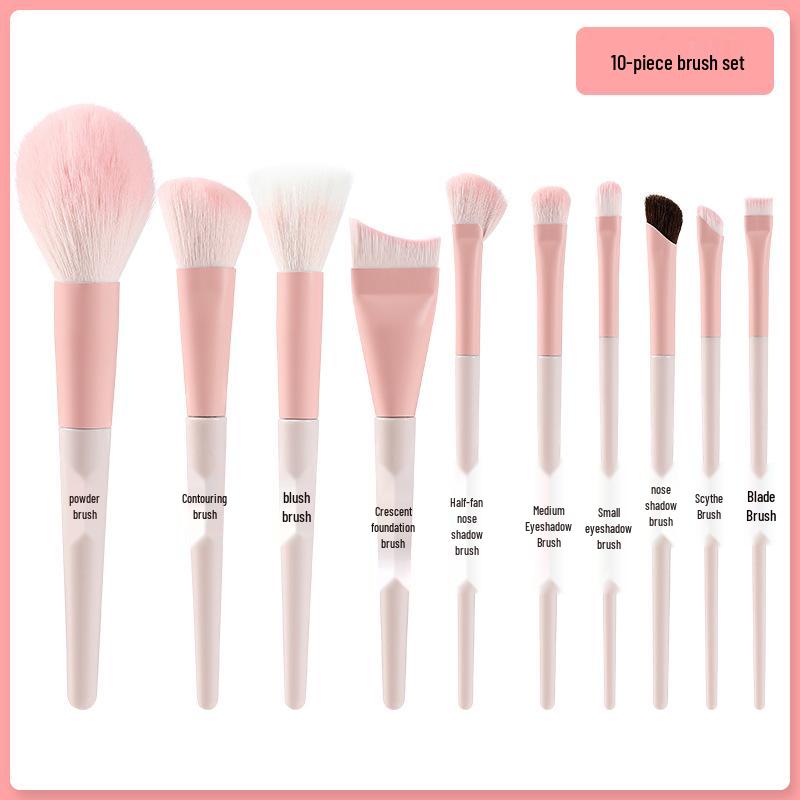 12-Piece Makeup Brush Set: Soft Bristle Powder, Eyeshadow, Blush Brushes & Beauty Tools