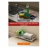 Stainless Steel Sink Drain Rack Large Capacity Soap Sponge Holder  Bathroom
