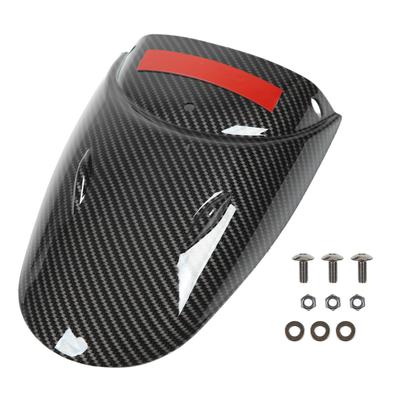 Motorcycle Front Mudguard Extender Carbon Fiber Pattern Smooth Surface Replacement For Street
