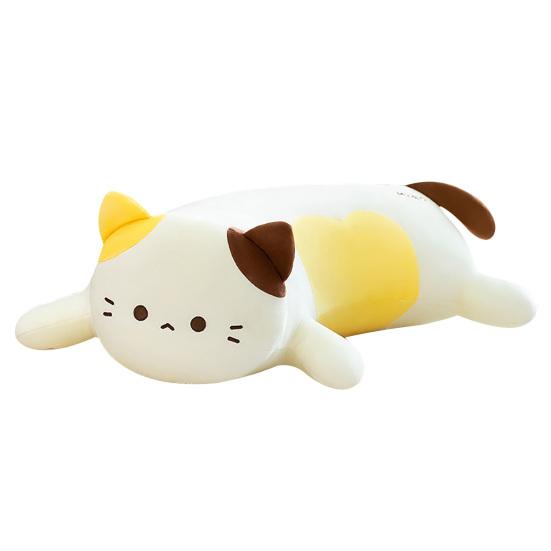Long Cat Plush Pillow Soft Cat Hugging Pillow Cute Kitty Throw Pillow Stuffed Animal Doll