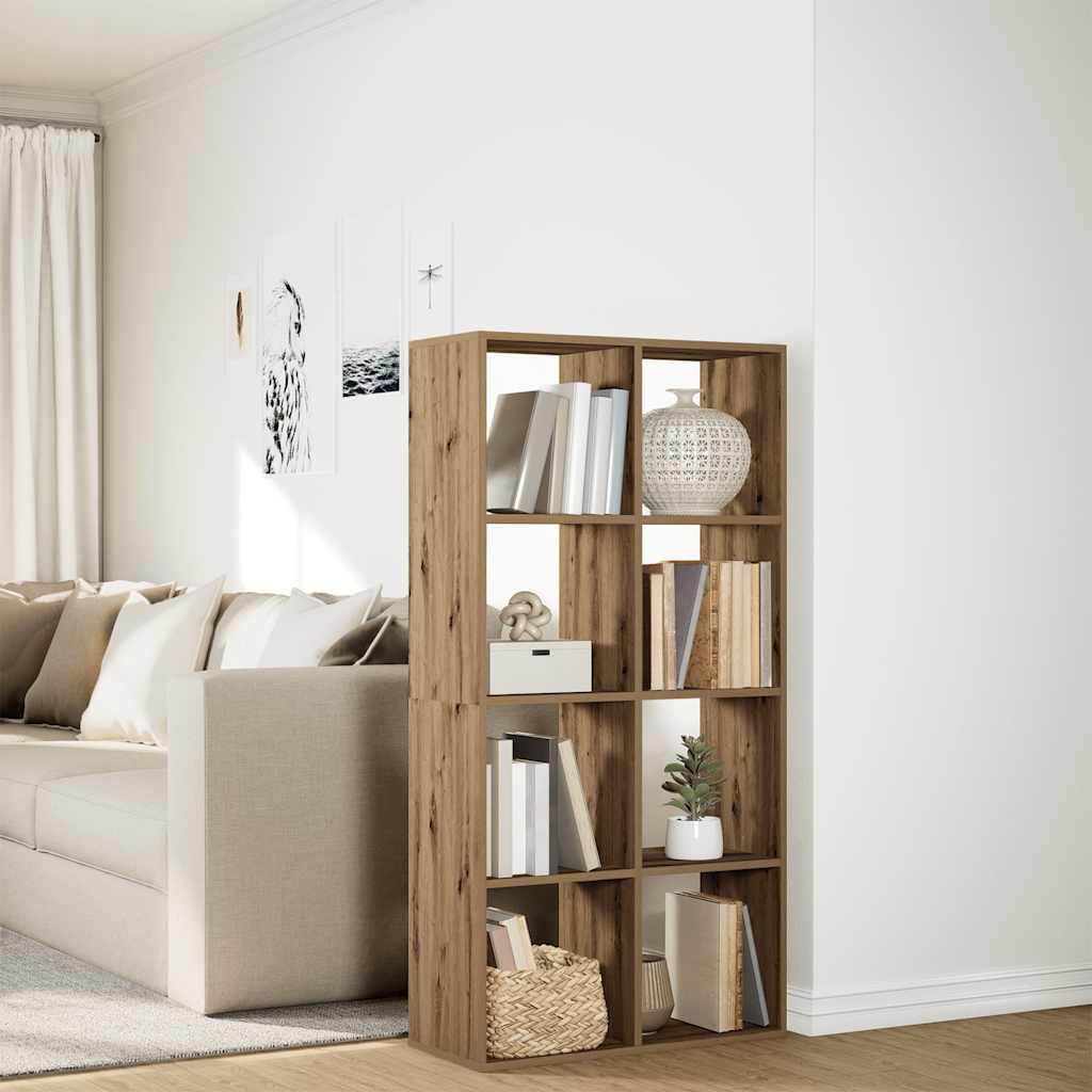 Room Divider Bookshelf Artisan Oak 69.5 x 29 x 137.5 cm