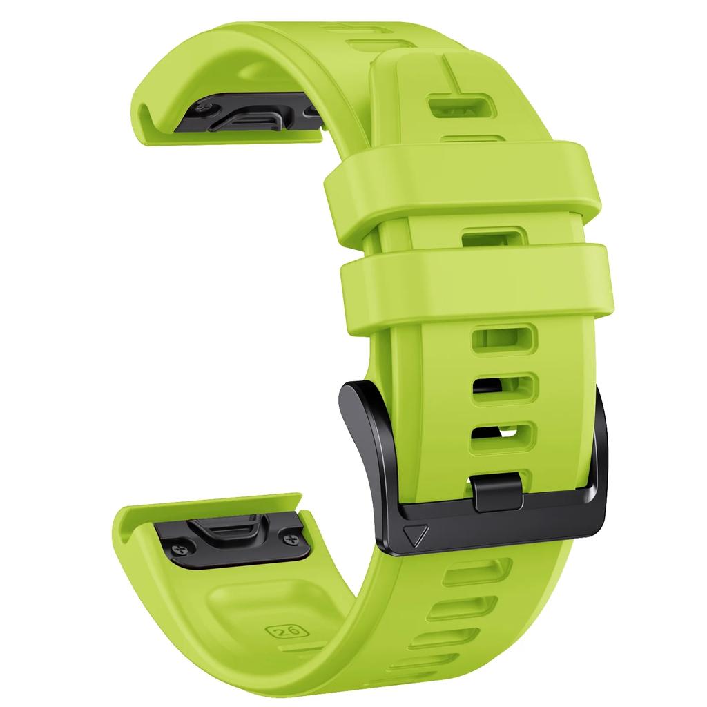 22/26mm Silicone Strap for Garmin Fenix 8 Pro 8 7X/D2 Mach 2 1Pro/Tactix 8 7/Enduro 3 Fenix 6X 5X Plus Replacement Watchband