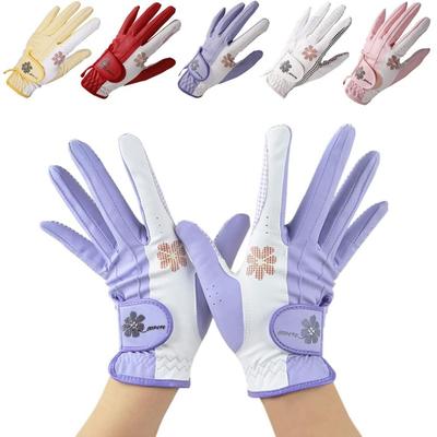 A Pair Breathable Women’s Golf Glove Anti-slip Ladies Golf Gloves Golf Accessories  for All Weather